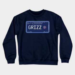 TN License Plate- GRIZZ Crewneck Sweatshirt